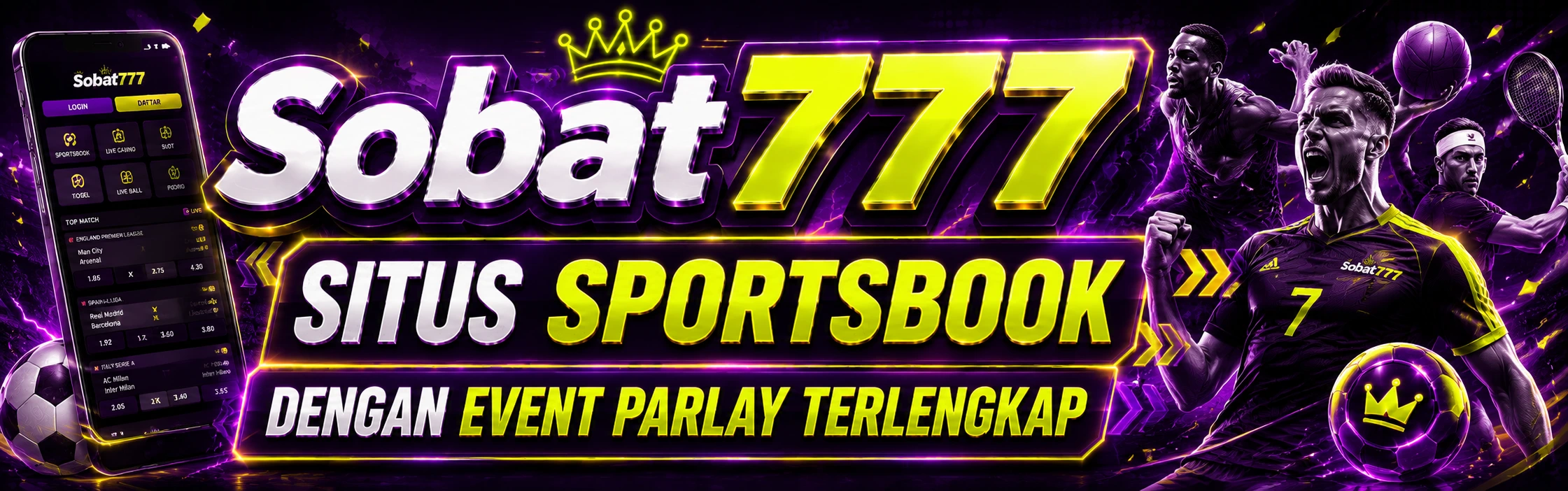 Sobat777 Situs Sportsbook Dengan Event Parlay Terlengkap